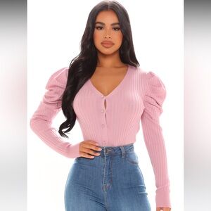 NEW Fashion Nova Pink Cardigan